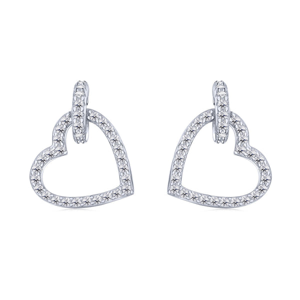 ˇShow YourselfˇDainty Heart Shape Earrings