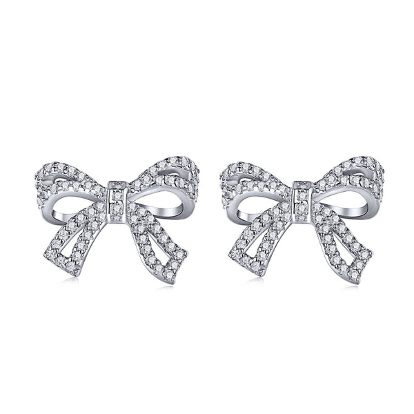 ˇShow YourselfˇDainty Bow Shape Earrings