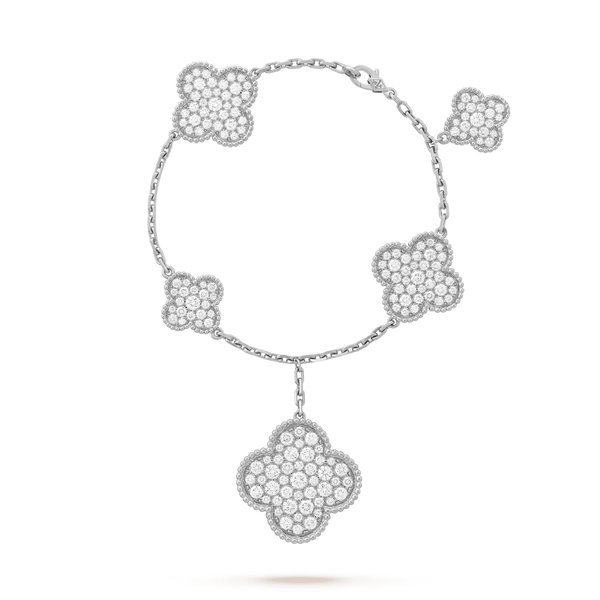 ˇShow YourselfˇCLOVER 6 MOTIFS DIAMOND BRACELET