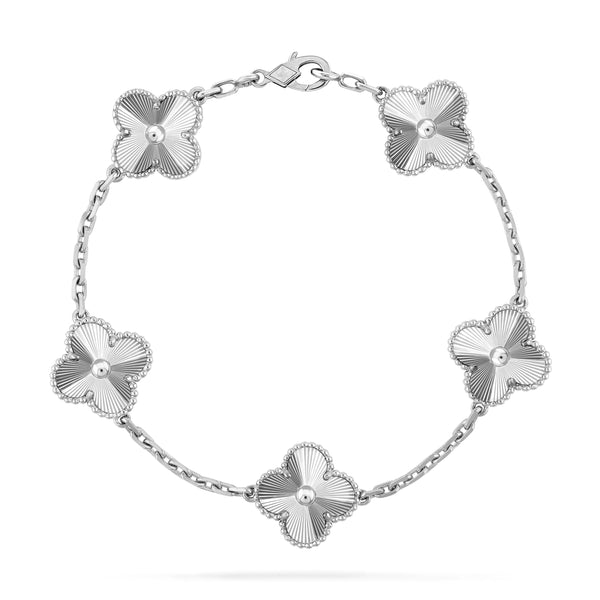 ˇShow YourselfˇCLOVER SILVER 5 MOTIFS BRACELET