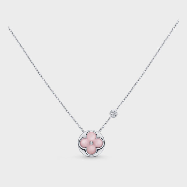 ˇShow YourselfˇSUN MOTIF PINK MOP SILVER BRACELET