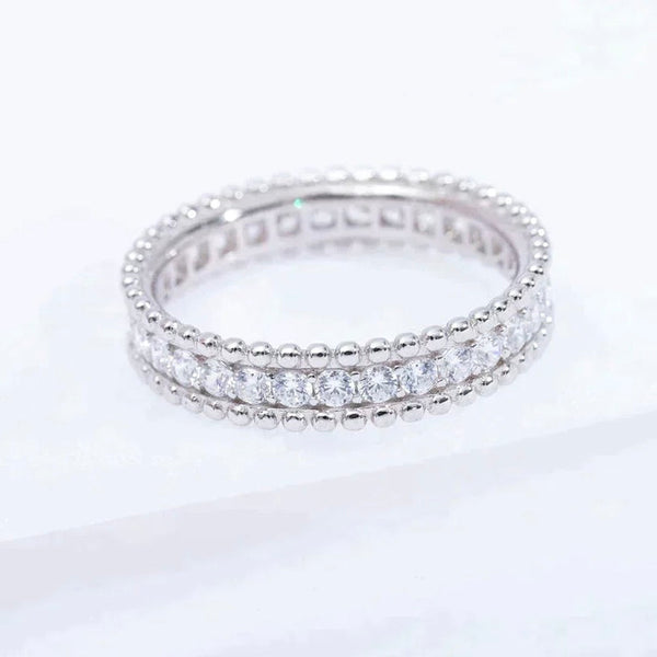 ˇShow YourselfˇPERLEE DIAMOND SILVER RING