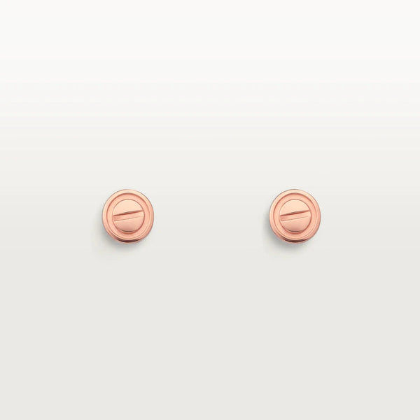 ˇShow YourselfˇLOVE EARRINGS PINK GOLD 10MM