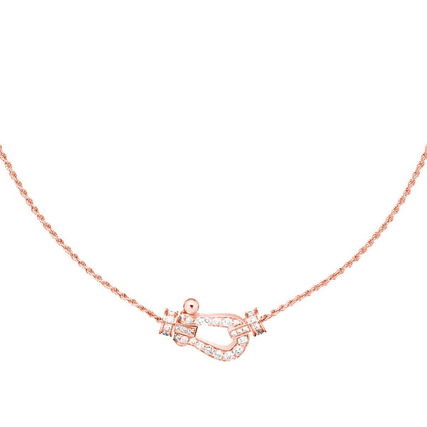 ˇShow YourselfˇFORCE 10 PINK GOLD DIAMOND NECKLACE