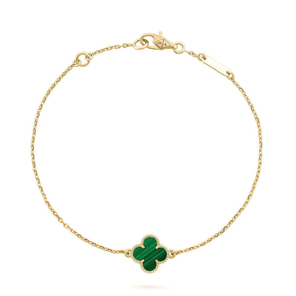 ˇShow YourselfˇCLOVER BRACELET MALACHITE 1 MOTIF