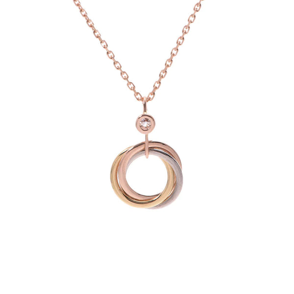 ˇShow YourselfˇTRINITY SILVER GOLD PINK GOLD NECKLACE