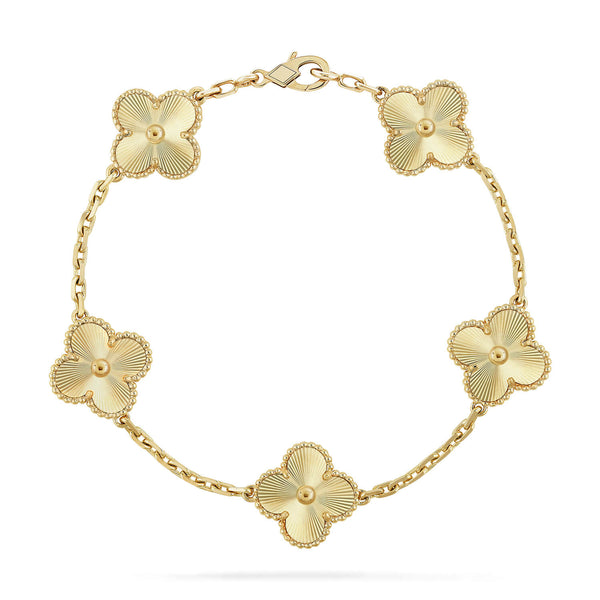 ˇShow YourselfˇCLOVER 5 FLOWERS LASER BRACELET