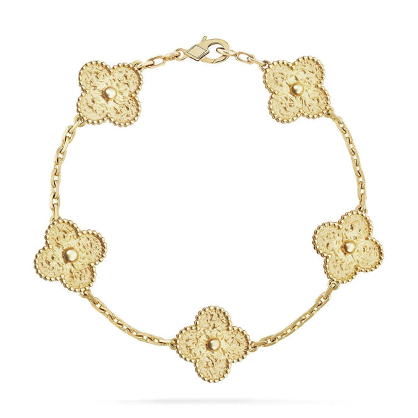 ˇShow YourselfˇCLOVER 5 MOTIFS BRONZING BRACELET