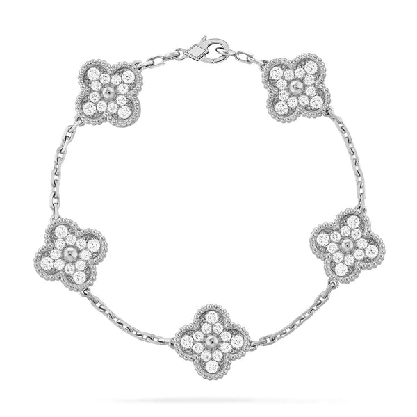 ˇShow YourselfˇCLOVER 5 MOTIFS  DIAMOND BRACELET