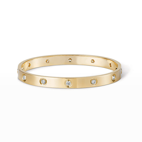ˇShow YourselfˇLOVE BRACELET 6.1MM 10 DIAMONDS
