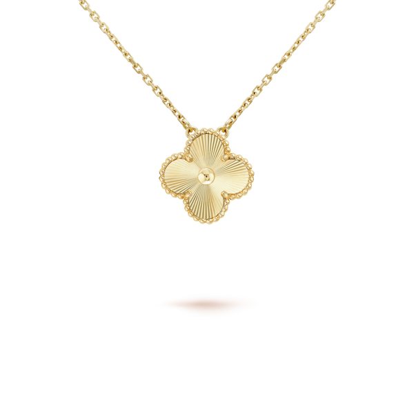 ˇShow YourselfˇCLOVER 15MM LASER NECKLACE