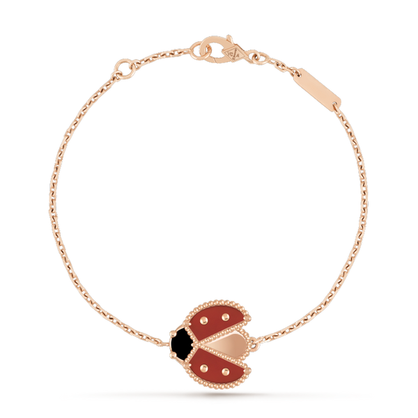 ˇShow YourselfˇLUCKY SPRING 1 MOTIF ROSE GOLD BRACELET
