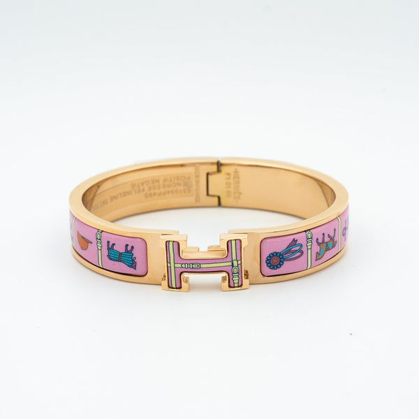 ˇShow YourselfˇH PINK GOLD BRACELET PINK CERAMIC