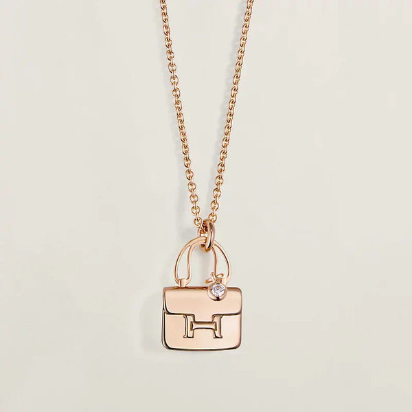 ˇShow YourselfˇAMULETTE PEDANT ROSE GOLD NECKLACE