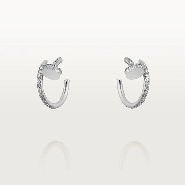 ˇShow YourselfˇJUSTE EARRINGS 12.75MM SILVER DIAMOND