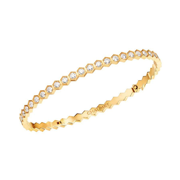 ˇShow YourselfˇBEE LOVE GOLD BRACELET FULL DIAMOND