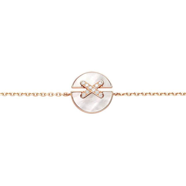 ˇShow YourselfˇJEUX DE BRACELET MOP PINK GOLD DIAMONDS