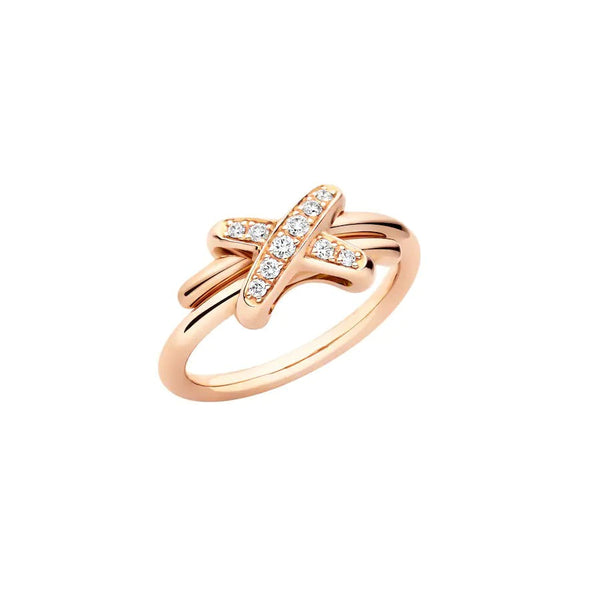 ˇShow YourselfˇJEUX DE PINK GOLD DIAMOND RING