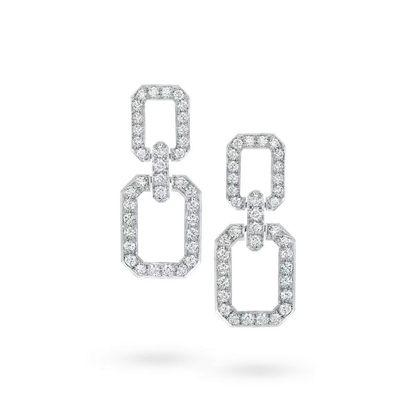 ˇShow YourselfˇLINKS MEDIUM EARRINGS DIAMOND