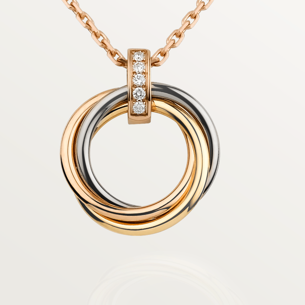 ˇShow YourselfˇTRINITY NECKLACE GOLD  DIAMONDS