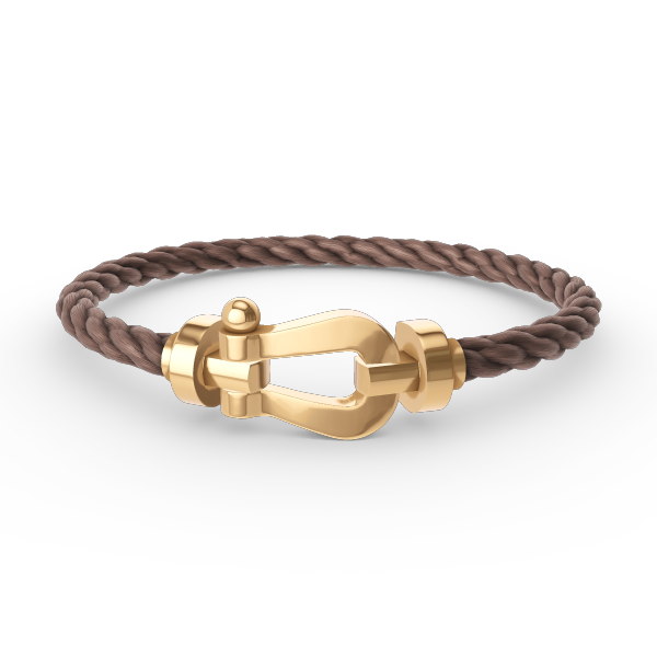 ˇShow YourselfˇFORCE LARGE HORSESHOE NO DIAMOND BRACELET GOLD