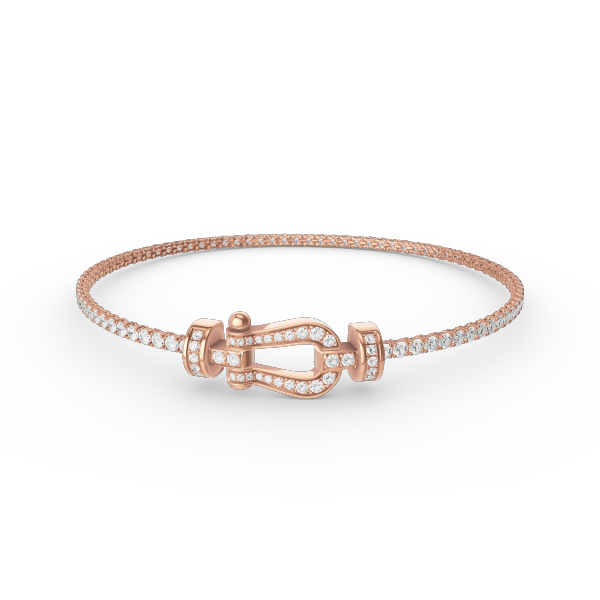ˇShow YourselfˇFORCE  HORSESHOE  DIAMOND TENNIS BRACELET