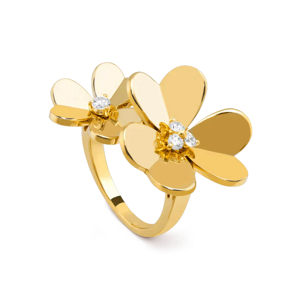 ˇShow YourselfˇCLOVER COMOS GOLD DIAMOND RING