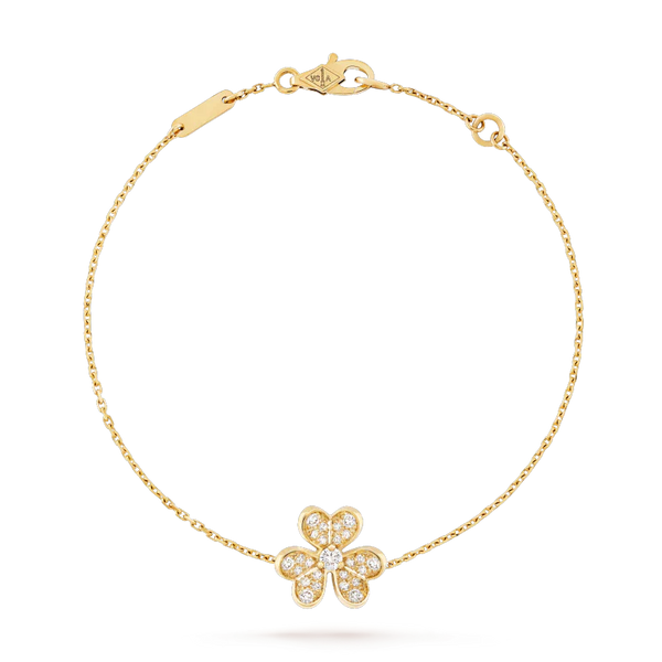 ˇShow YourselfˇFRIVOLE GOLD FLOWER DIAMOND BRACELET