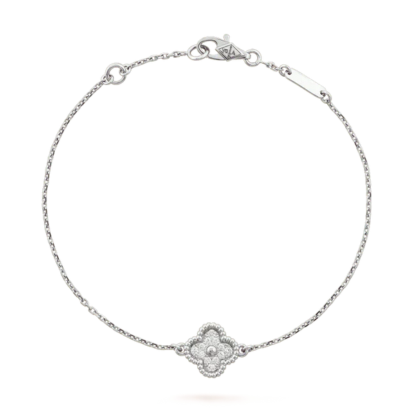 ˇShow YourselfˇCLOVER  SINGLE FLOWER BRACELET SILVER