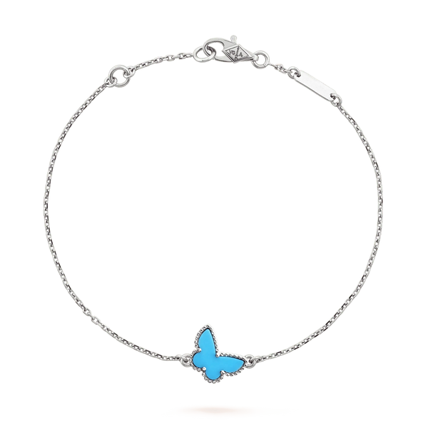 ˇShow YourselfˇBUTTERFLY TURQUOISE BUTTERFLY BRACELET SILVER