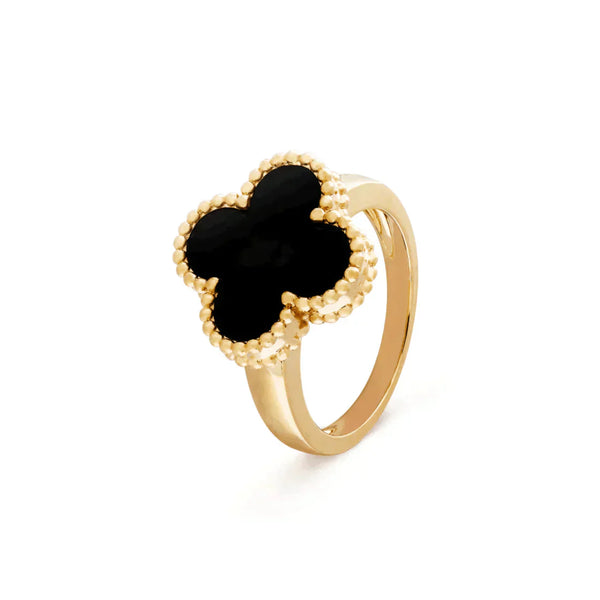 ˇShow YourselfˇCLOVER ONYX RING
