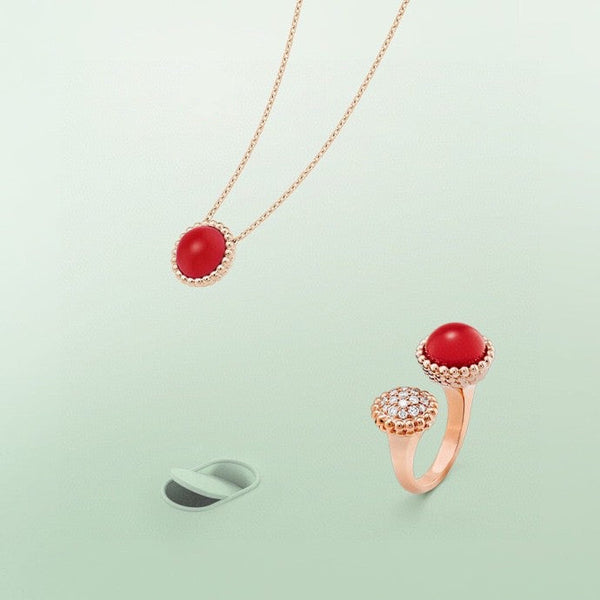 ˇShow YourselfˇPERLEE COULEURS DIAMOND ROSE GOLD BETWEEN THE FINGER RING