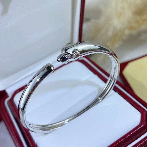 ˇShow YourselfˇPANTHERE SILVER OPEN BRACELET